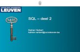 SQL - deel 2