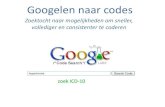 Googelen naar Codes