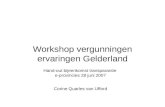 Workshop vergunningen: ervaringen Gelderland