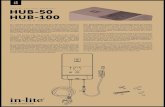 HUB-50 HUB-100 - in-lite 2020. 4. 10.آ  HUB-50 HUB-100 INSTALLATION MANUAL 12V / 50VA & 100VA NL | Gebruik