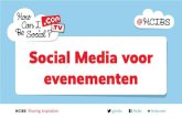 Tilburg Universtity: Social Media voor bijeenkomsten en evenementen