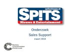 Presentatie Onderzoek Sales Support Sp!ts