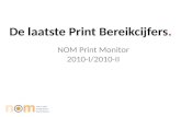 Bereikscijfers tijdschriften publicatie nom print monitor npm 2010 i 2010 ii
