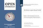 2014 06-19 workshop open overheid - actieve openbaarheid