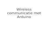 Wireless communicatie met Arduino