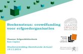 Sessie 1 Crowdfunding voor erfgoedorganisaties