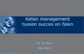 Keten management; tussen succes en falen 2013