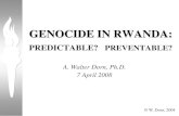 GENOCIDE IN RWANDA - Walter Dorn ... Aug. 4 - Arusha Accords signed by Pres. of Rwanda and Chairman