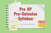 Pre AP Pre-Calculus Pre AP Pre-Cal2.pdfآ  Pre AP Pre-Calculus Syllabus Tara Hart ACHS Math Dept tara.hart@anderson.kyschools.us