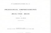 Olrik, Axel: Personal Impressions of Moltke Moe
