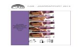 CAB - JAARRAPPORT - jaarrapport 2014.pdfآ  2015. 4. 13.آ  Het CAB had in haar Besluiten van Jaarrapport