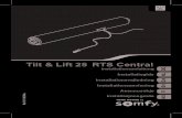 Tilt & lift 25 RTS A6 2 - Somfy ... Somfy 50 Avenue du Nouveau Monde BP 152 - 74307 Cluses Cedex France
