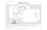 Motorbediening ACM 400 S ACM 400 S - ... LS-1 65 100 ms tijd fotocelcommando tot motorschakeling Fotocel