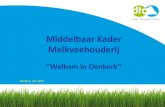 Middelbaar Kader Melkveehouderij - Dairy Training 2014. 6. 20.آ  Middelbaar Kader Melkveehouderij Rode
