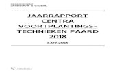 Jaarrapport centra voortplantingstechnieken paard 2018 ... 4.09.2019 Jaarrapport centra voortplantingstechnieken