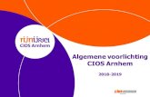 Algemene voorlichting CIOS Arnhem - Rijn Ijssel ... ¢â‚¬¢ Jeugdvoetbaltrainer (KNVB) ¢â‚¬¢ Judoleraar A