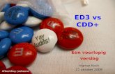ED3 vs CDD+