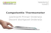 Competentie Thermometer