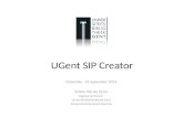 UGent SIP Creator