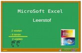 MicroSoft Excel Leerstof 2 voeten - 6 tenen 2 voeten