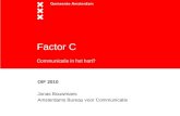 #OIF2010 presentatie Factor C door Jonas Bouwmans