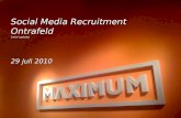 Maximum social media recruitment ontrafeld