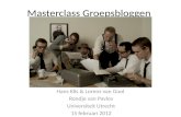 Masterclass groepsbloggen