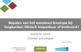 Evelyne  Louis Cluster  oncologie