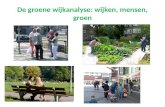 De groene  wijkanalyse: wijken, mensen, groen