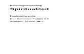 Belevingsworkshop Spiritualiteit OCF eindconferentie