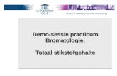 Demo-sessie practicum Bromatologie: Totaal stikstofgehalte