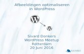 WordPress afbeelding optimalisatie Meetup Rotterdam