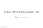 Trends online marketing en social media
