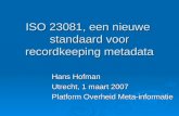 2 Nationaal Archief Metadata Platform Mrt 2007