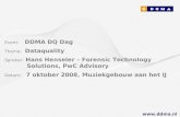 DDMA / PWC: Dag v/d Datakwaliteit 2008