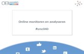 Presentatie over online monitoren en analyseren voor Social Media Club Eindhoven #smc040