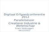 DE conferentie 2012 - Erwin Verbruggen