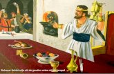 Belsazar  drinkt wijn uit de gouden vaten uit de tempel