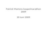 Patrick Martens koppelmarathon 2009 20 Juni 2009