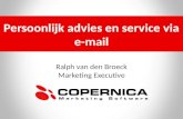 SEOshop Connect - Persoonlijk advies en service via e-mail door Copernica