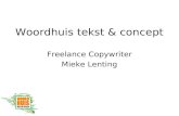Woordhuis Tekt & Concept Presentatie