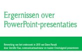 Ergernissen over PowerPoint presentaties
