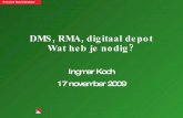 DMS, RMA, Digitaal Depot. Wat heb je nodig?