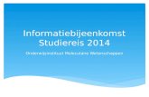 Informatiebijeenkomst Studiereis  2014