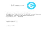 Spel: Koop een euro