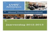 LVSV Antwerpen: Jaarverslag '12-'13