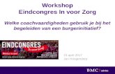 Workshop 4.2: Jan Hoogendorp 'Welke coachvaardigheden gebruik je bij het begeleiden van een burgerinitiatief?'