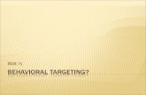 Wat is Behavioral Targeting?