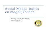 Lezing over Social media voor de Rotary, 27 maart 2012