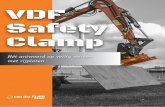 VDF Safety Clamp - Van der Flier Groep Safety... VDF Safety Clamp als complete set verkrijgbaar De VDF Safety Clamp bestaat uit een palletframe met hydraulische klem en is als complete